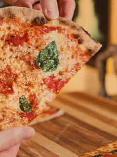 A picture of A New York-Style Slice at Home.