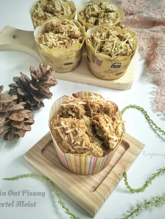 Langkah Mudah untuk Menyiapkan Resep Muffin oat pisang wortel Moist😋 yang Bisa Manjain Lidah Anti Ribet, Lezat Sekali