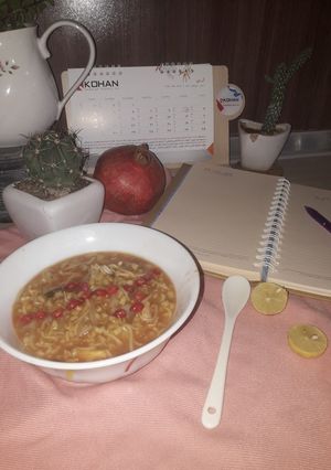 عکسی از دستور سوپ مخصوص مهمانی