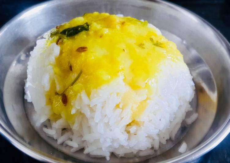 Easy Way to Make Appetizing Dal Chawal for Prasad