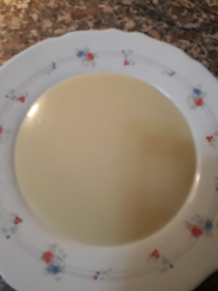 Una foto de Puchas (sopa de harina y leche)