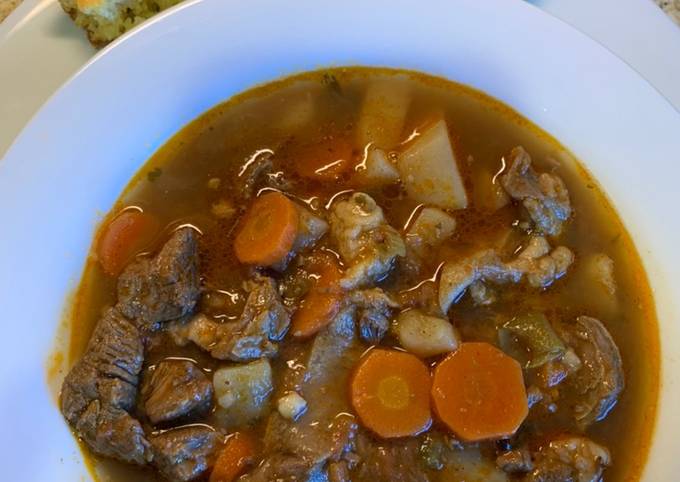 Recipe: Yummy Beef Vegetable Soup