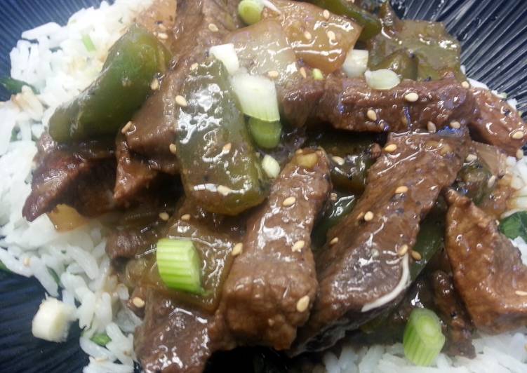 Recipe of Perfect Black Pepper Steak