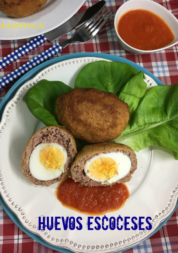 Una foto de Huevos escoceses o a la escocesa