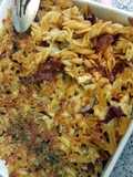 Pasta with pepperoni