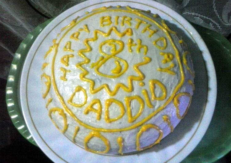 Recipe of Homemade simple birthday cake