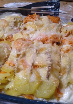 Une photo de Gratin aux 2 fromages