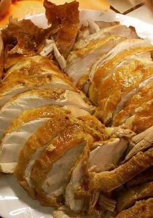 A picture of Frozen Turkey! Still Delicious Cooked From Frozen..