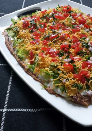 A picture of Scootsie's Taco Dip.
