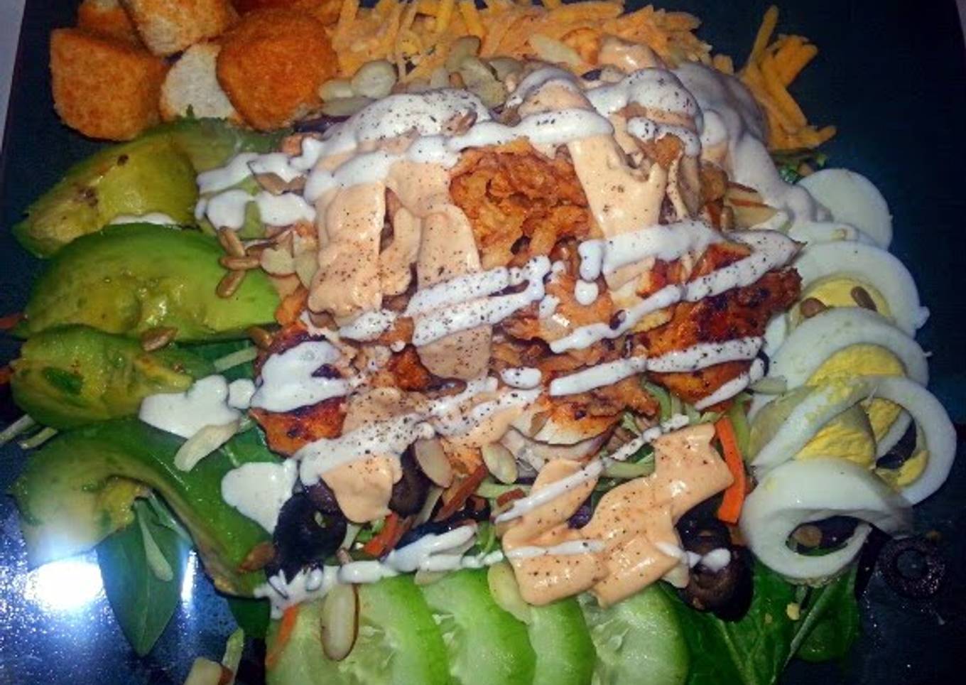 How to Prepare Any-night-of-the-week Chipotle Ranch Grilled Chicken
Salad