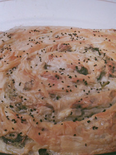 A picture of Spinach pie.