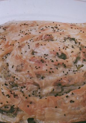 A picture of Spinach pie.