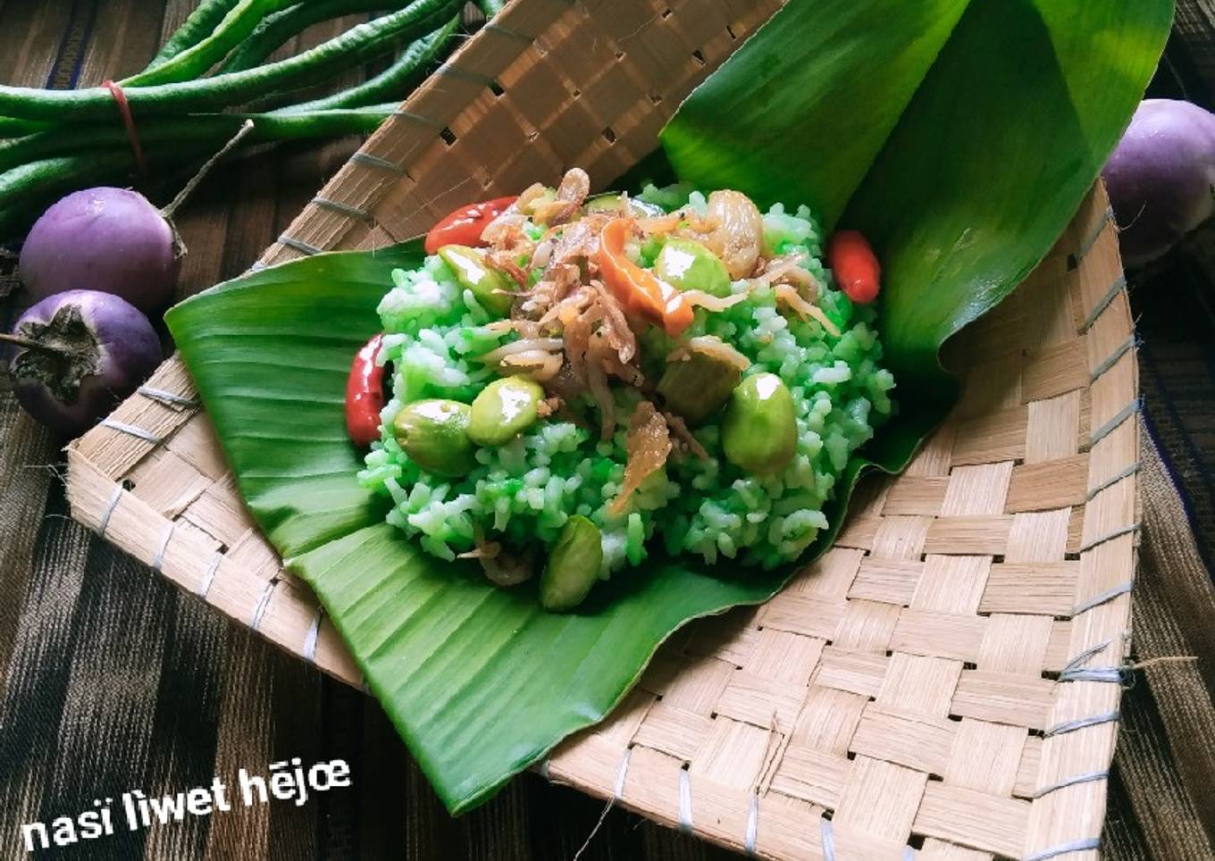 Nasi liwet hejo ala RM Sunda🍚