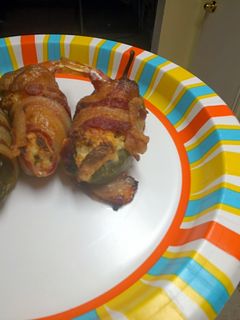 A picture of Bacon Wrapped Shrimp Stuffed Jalapenos.