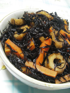 A picture of Simple and Easy Simmered Hijiki Seaweed.