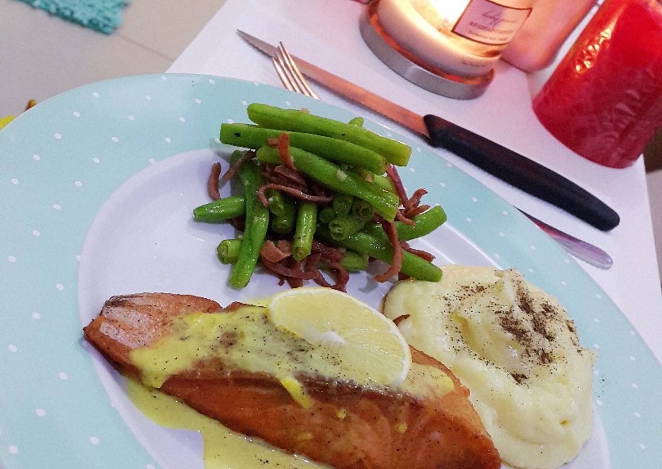 Salmon panggang lebih enak dari pada di resto
