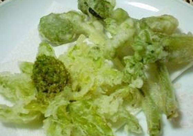 Step-by-Step Guide to Prepare Speedy Fukinotou (Butterbur Sprouts) Tempura
