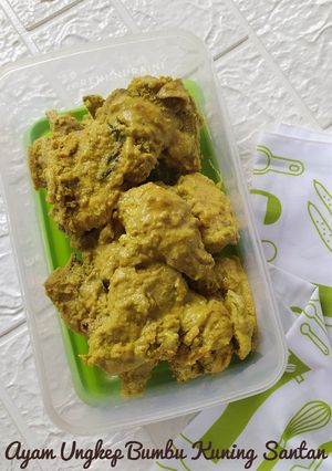 Foto resep Ayam Ungkep Bumbu Kuning Santan