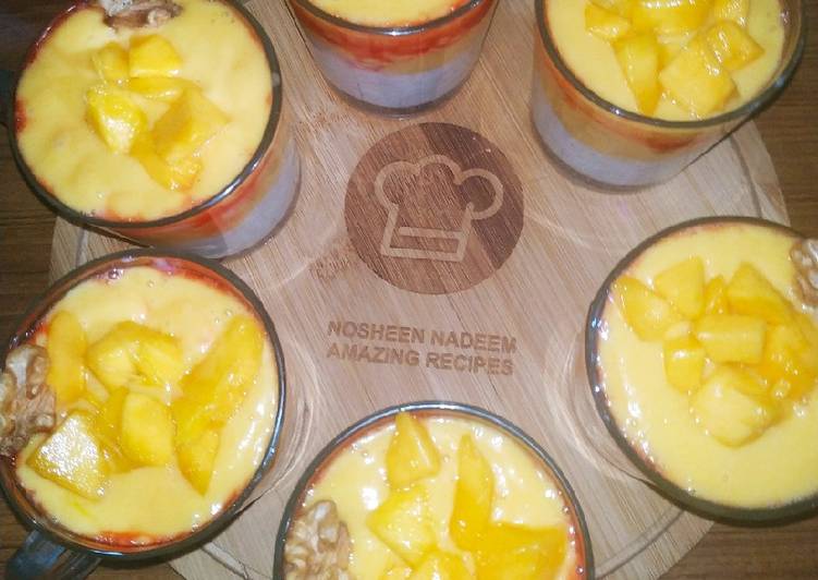 How to Make Super Quick Homemade Mango sago dessert