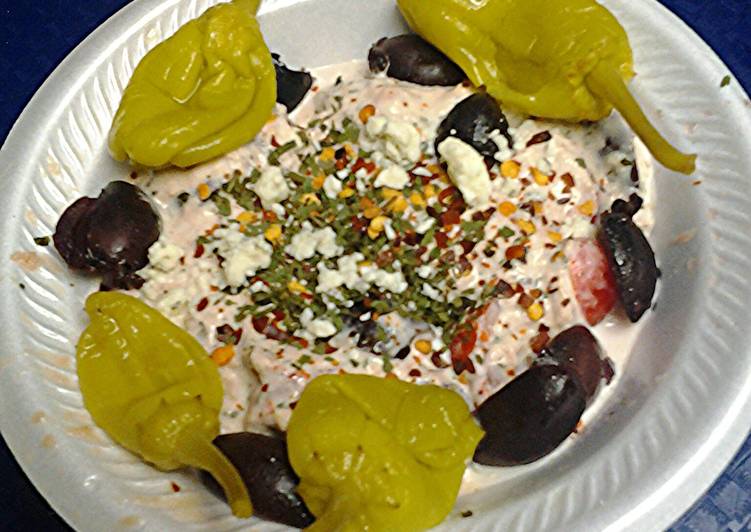 Tuna and kalamata olive salad Tuna and kalamata olive salad