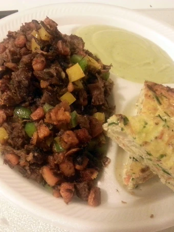 Recipe Paleo sweet potato hash with crust-less veggie quiche the Delicious You can take Joss in your mouth