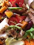 Tuna, Peach and Beans Salad