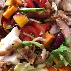 A picture of Tuna, Peach and Beans Salad.