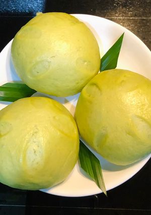 Hình của món Bánh bao lá dứa (lá nếp).
