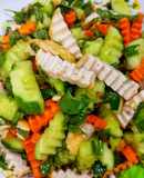 Gỏi dưa leo/cà rốt chả lụa