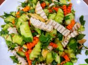Hình ảnh của gỏi chả lụa