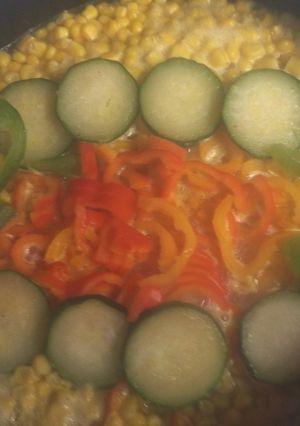 A picture of Tasty Corn & Veggies.