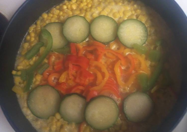 Simple Way to Make Any-night-of-the-week Tasty  Corn  &amp;  Veggies