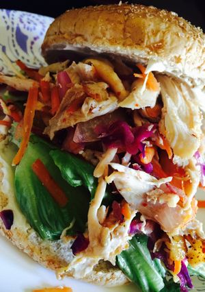 A picture of Chicken Slaw Sandwich.