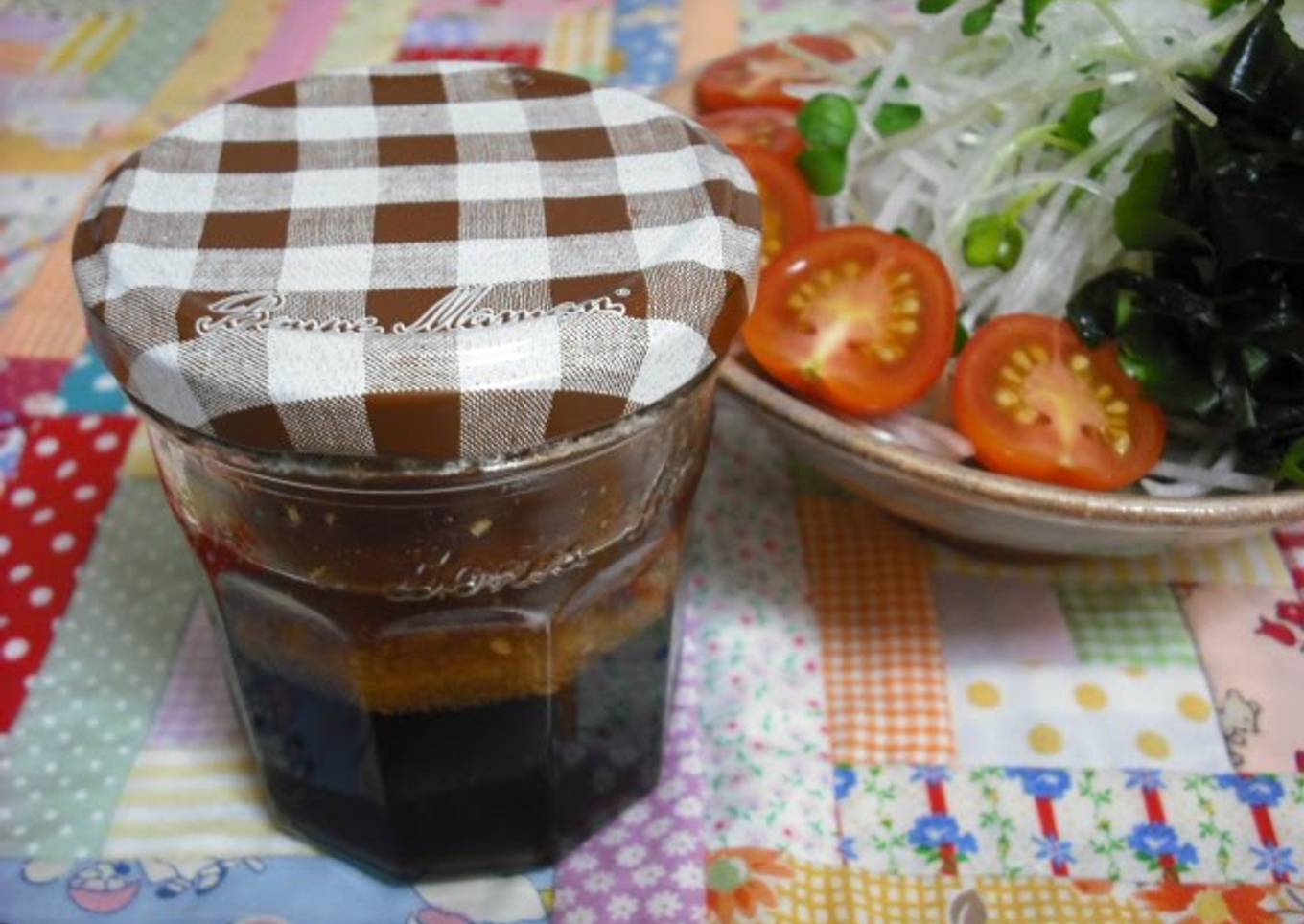 Japanese-style Sesame Dressing (for myself)