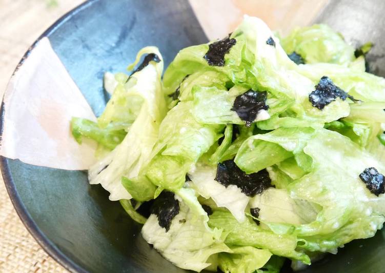 Recipe: Tasty Lettuce Salad with Shio-Koji