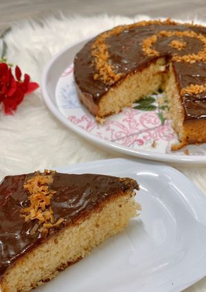 صورة لوصفة كيكة جوز الهند 🥥😋