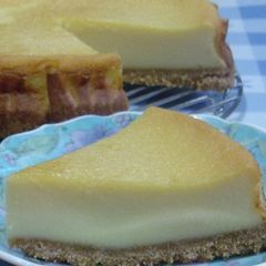 Sliced Cheese Cheesecake A picture of Sliced Cheese Cheesecake.
