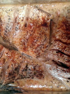 A picture of Lemony Baked Fish.