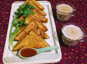A picture of Bread Pakoda.
