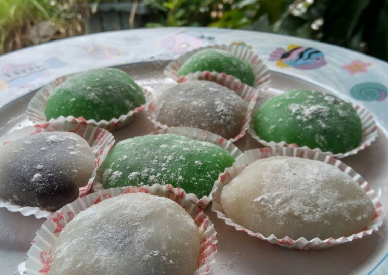 Resep Mochi Isi Selai Coklat ala Agip Riani