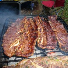 A picture of Classic BBQ Kalbi for Outdoor Grilling.