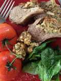 Mozzarella & Pine Nut stuffed Lamb Rack