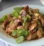 Easy Steps to Prepare Recipe Yum Mhu yang or bbq pork sirloin salad that is Can Pamper Your Tongue, Perfect}