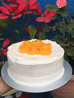 Una foto de Pastel de mango