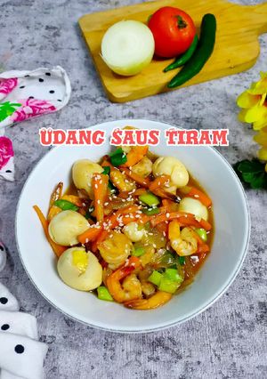 Foto resep Udang Saus Tiram