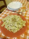 Tagliatelle al sugo di noci