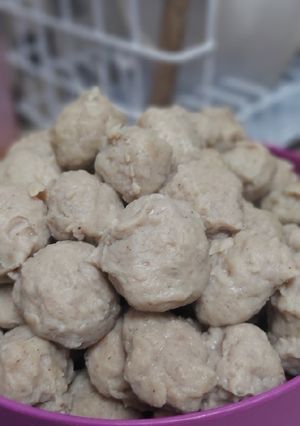 Foto resep Bakso full daging sapi kenyal