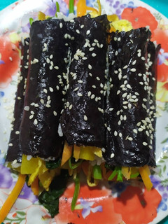 Foto resep Mayak kimbap (마약 김밥) /mini kimbap
