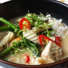 A picture of Coconut Seafood Broth.