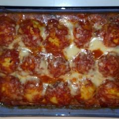 A picture of Baked Ravioli.